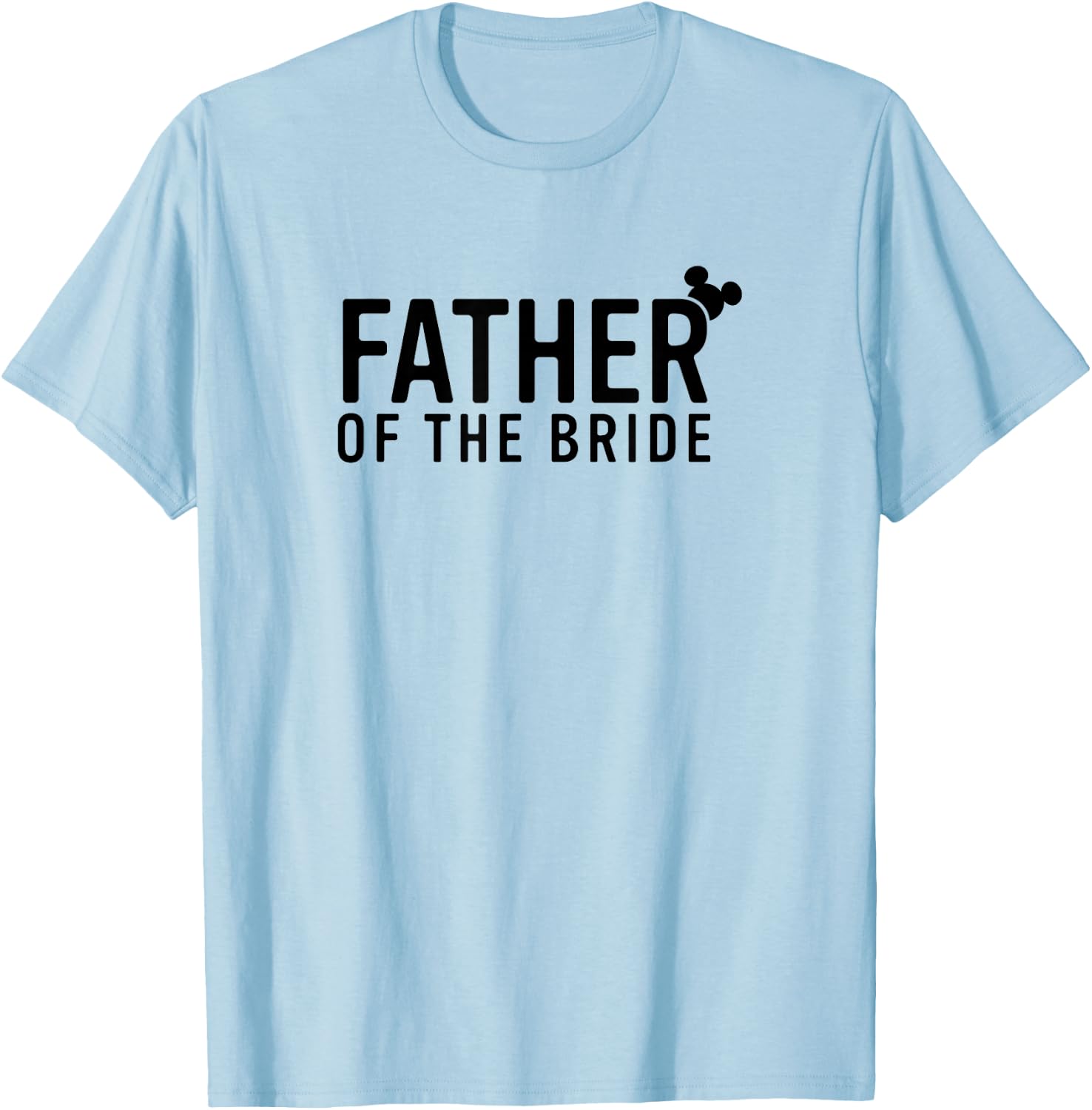Disney Mickey And Friends Father Of The Bride T-Shirt - T-Shirt | Light Blue