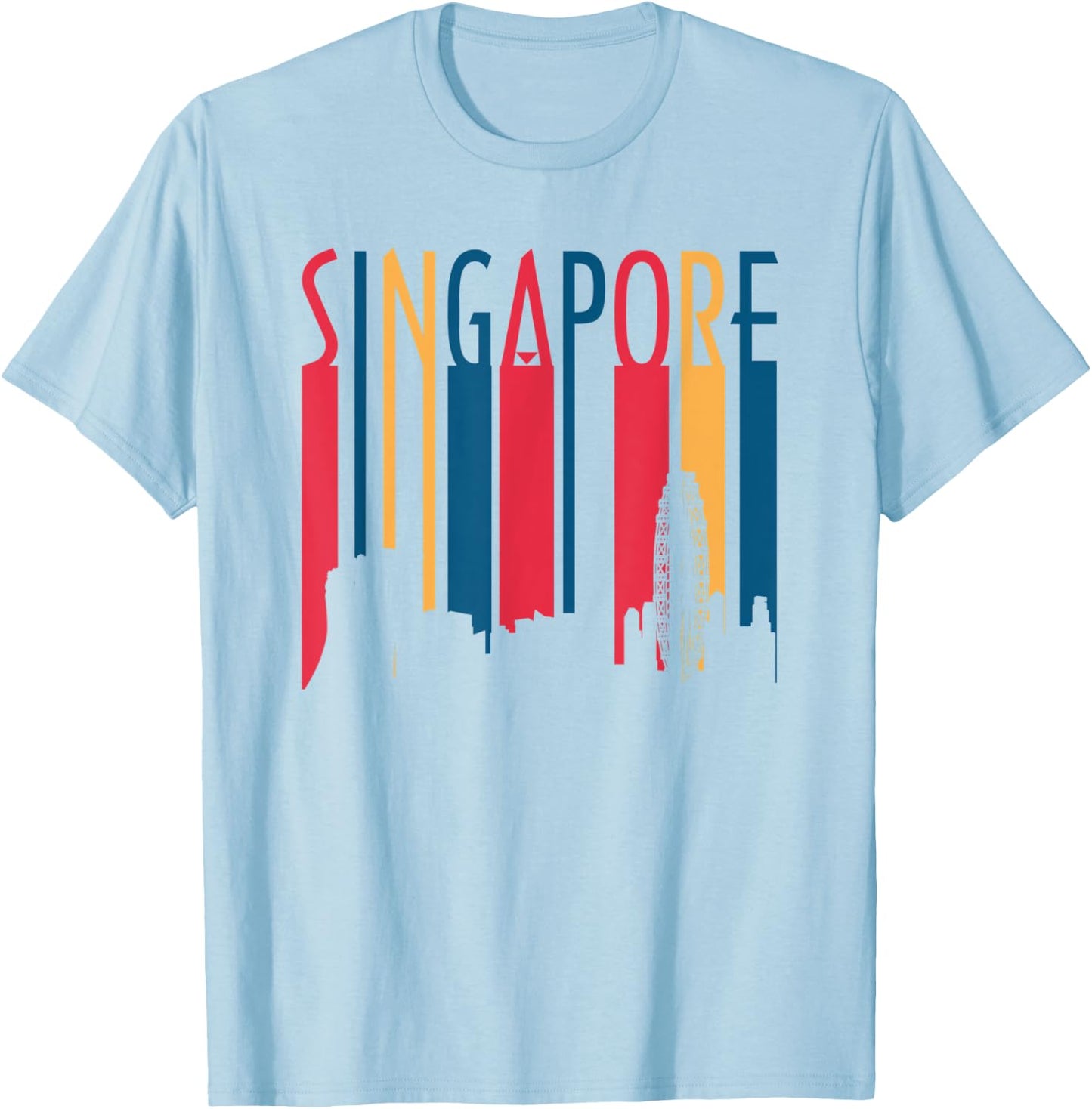 Singapore I Southeast Asia T-Shirt - T-Shirt | Light Blue