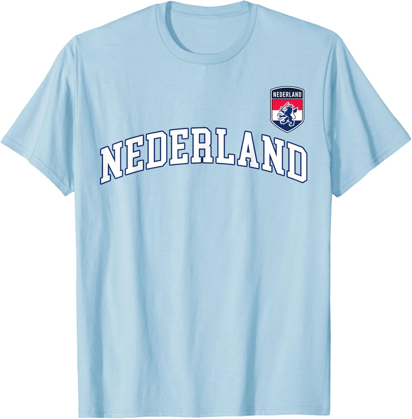 Holland Nederland Flag Dutch Lion Netherlands Pride T-Shirt - T-Shirt | Light Blue