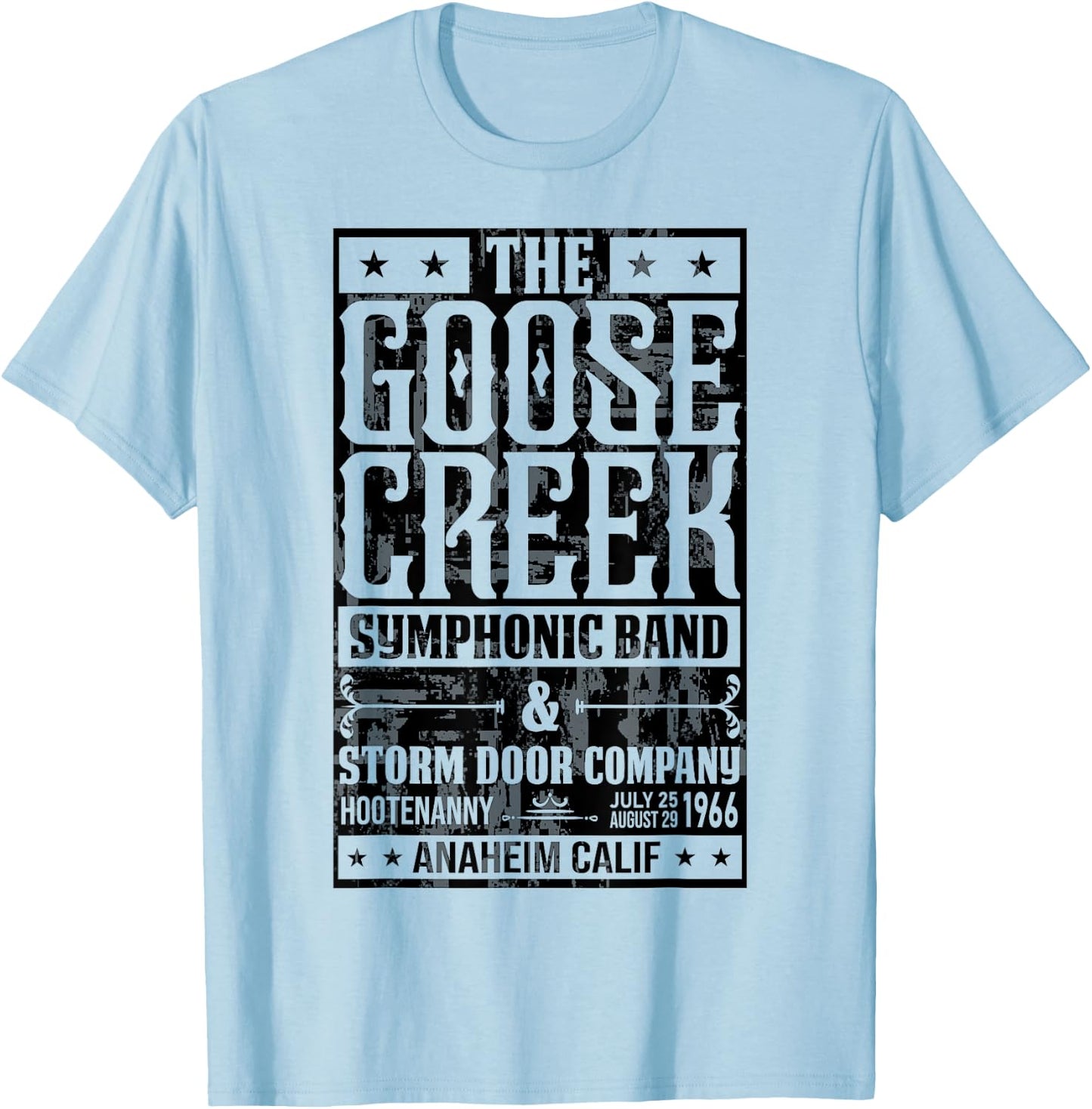 The Goose Creek Symphonic Band & Storm Door Company T-Shirt - T-Shirt | Light Blue