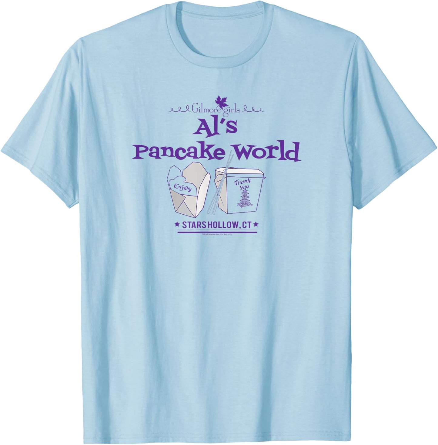 Gilmore Girls Al's Pancake World T-Shirt - T-Shirt | Light Blue
