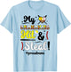 Grandkids Hit & Steal Baseball Softball Mimi Grandma T-Shirt - T-Shirt | Light Blue