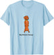 Katatat Designs Big Wiener Energy - Women's Dachshund Pattern - Blue - 3X-Large - Classic Fit - Short Sleeve - - Solid Colors: 100% Cotton T-Shirt - T-Shirt | Light Blue