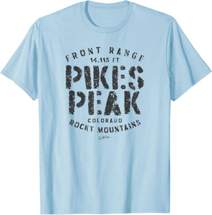 JCombs: Pikes Peak, CO T-Shirt - T-Shirt | Light Blue