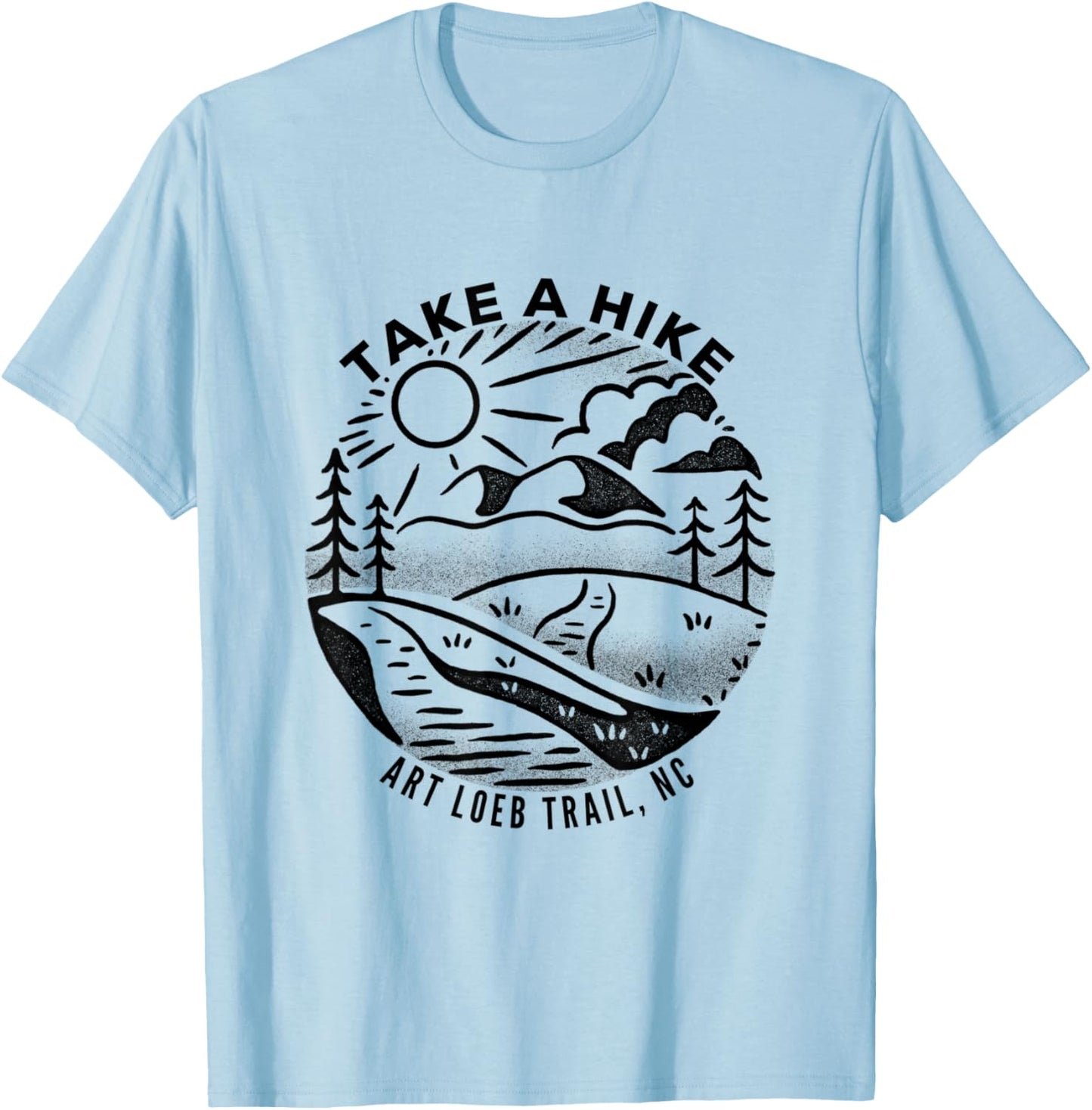 Take a Hike - Art Loeb Trail T-Shirt - T-Shirt | Light Blue
