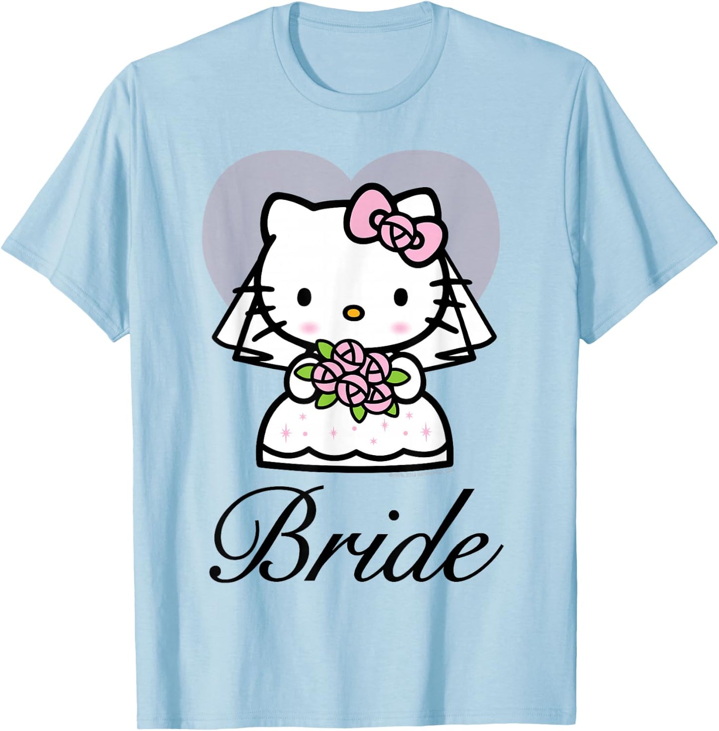 Hello Kitty Bride Shirt T-Shirt - T-Shirt | Light Blue