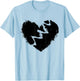 Broken Heart Gift Shirt Graffiti T-Shirt - T-Shirt | Light Blue
