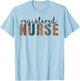 Leopard Nurse RN LPN for Registered Nurse Nurse's Day T-Shirt - T-Shirt | Light Blue