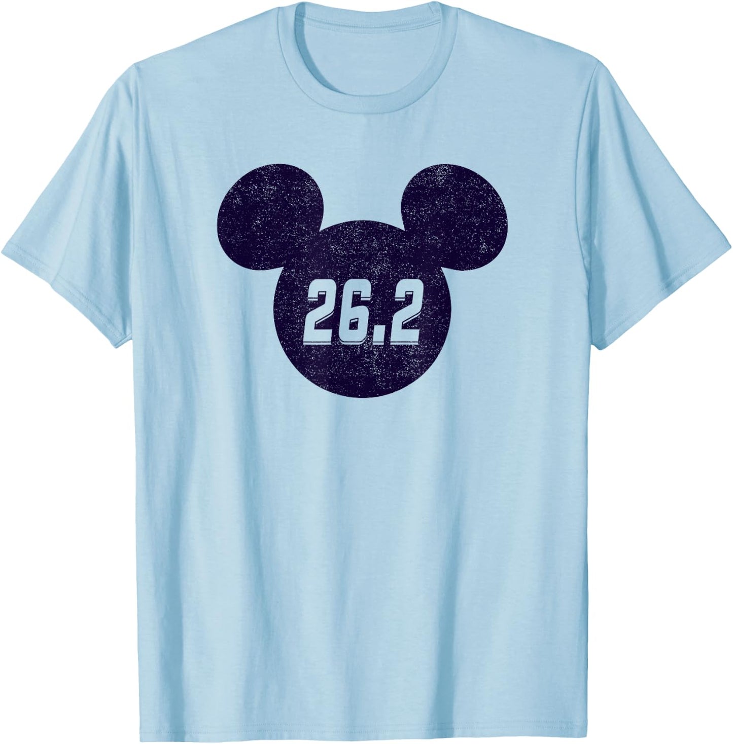Disney Mickey Mouse Marathon 26.2 Fitness Runner T-Shirt - T-Shirt | Light Blue