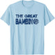 The Great Bambino Baseball Simple Legend Design Distressed T-Shirt - T-Shirt | Light Blue