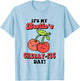 Cherry Birthday Greeting Fruit Lover Celebration Bday T-Shirt - T-Shirt | Light Blue