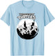Mademark x Teenage Mutant Ninja Turtles - Original Teenage Mutant Ninja Turtles Black White New York T-Shirt - T-Shirt | Light Blue