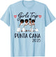 Punta Cana Girls Trip 2025 Weekend Vacation Matching Group T-Shirt - T-Shirt | Light Blue
