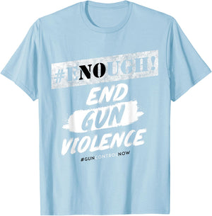 #Enough - Wear Orange No More Silence Stop Gun Violence T-Shirt - T-Shirt | Light Blue