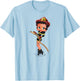 Betty Boop Firefighter T-Shirt - T-Shirt | Light Blue