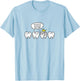 Funny Dental Hygienist Gifts Shirt Molarch Crown Dental T-Shirt - T-Shirt | Light Blue