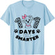 100th Day Of School 101 Days Smarter 100 for Boys Girls Kids T-Shirt - T-Shirt | Light Blue