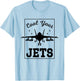 Cool Your Jets Pilot Military Fighter Jet Plane T-Shirt - T-Shirt | Light Blue