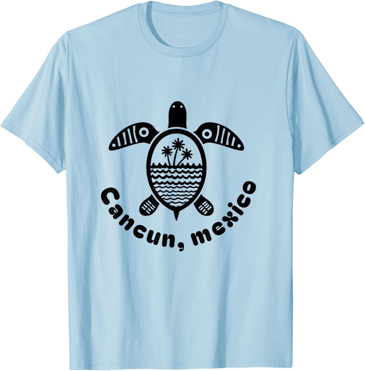 Cancun Mexico Souvenir Family Matching Vacation Cancun T-Shirt - T-Shirt | Light Blue