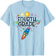 Fourth Grade Outer Space Solar System Planet Teacher T-Shirt - T-Shirt | Light Blue