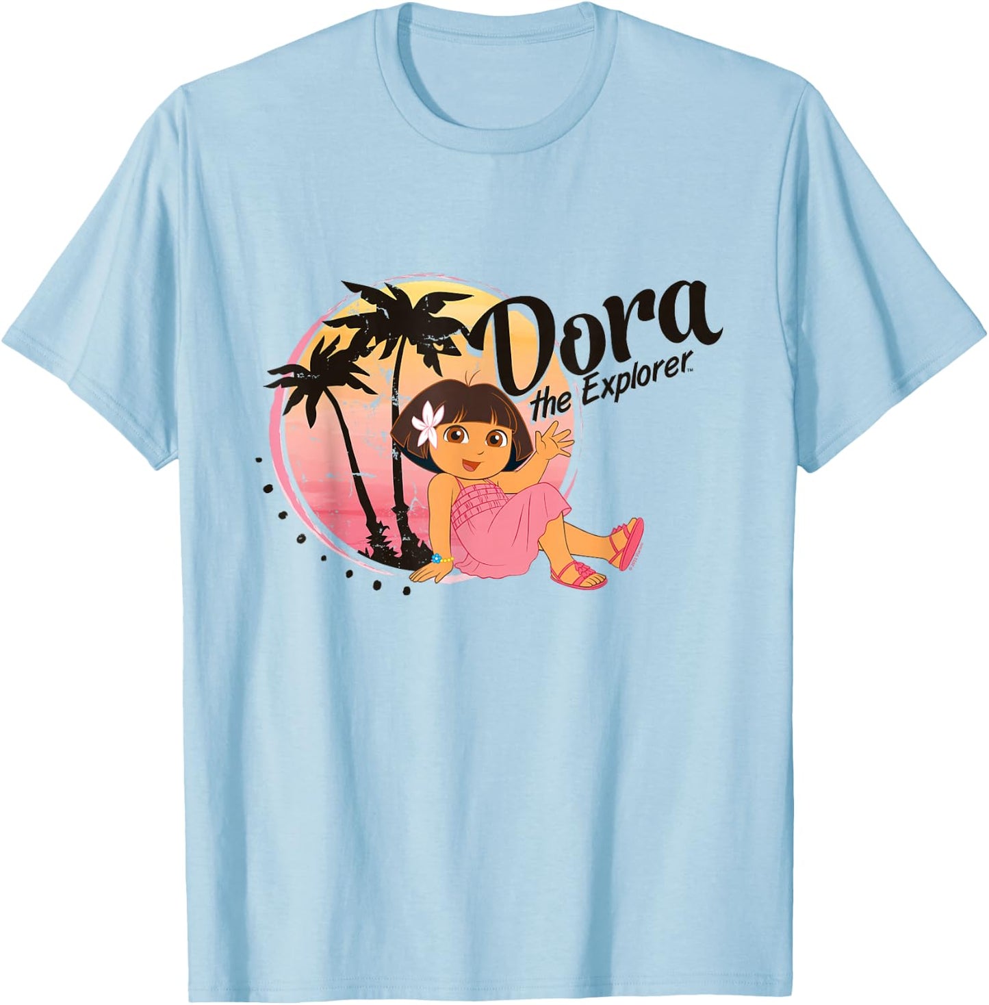 Dora the Explorer Tropical Breezes T-Shirt - T-Shirt | Light Blue
