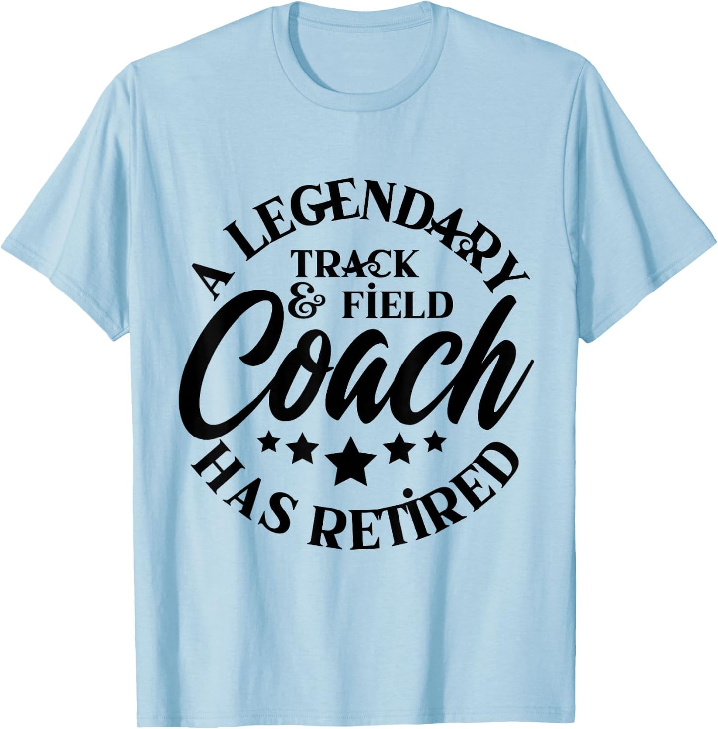 Retired Track & Field Coach Class 2022 2023 Retirement Men T-Shirt - T-Shirt | Light Blue