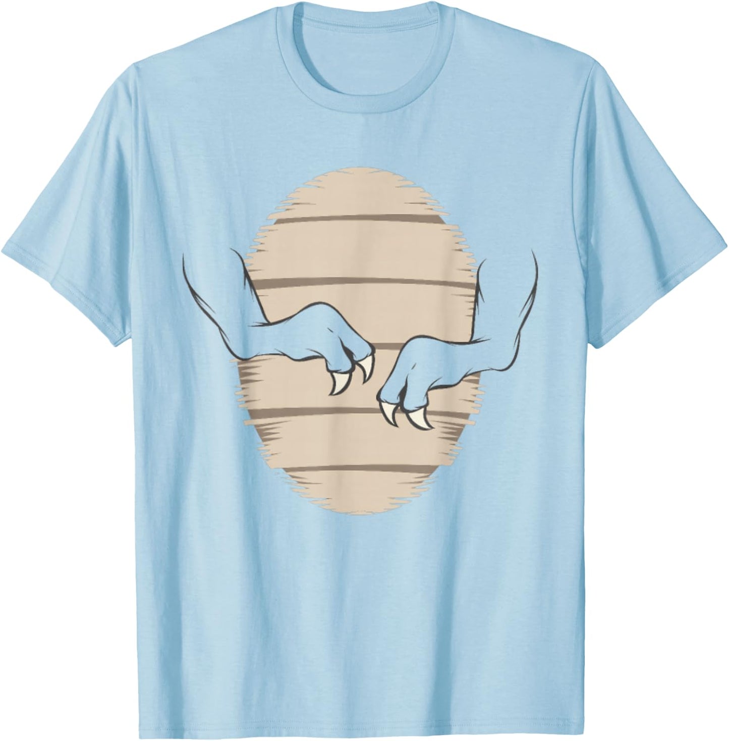 T-Rex Body Easy T-Rex Dinosaur Halloween Costume Funny T-Shirt - T-Shirt | Light Blue