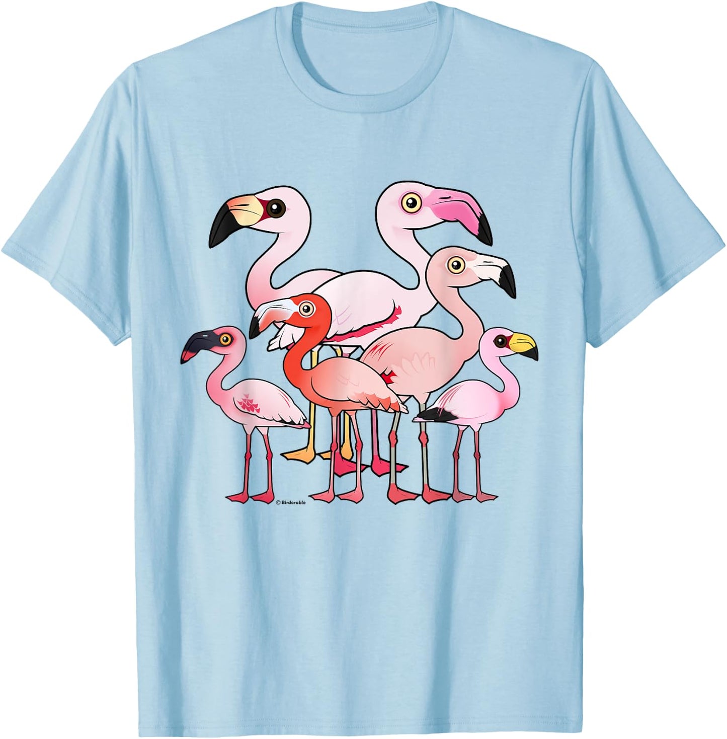Birdorable Flamboyance T-Shirt - T-Shirt | Light Blue
