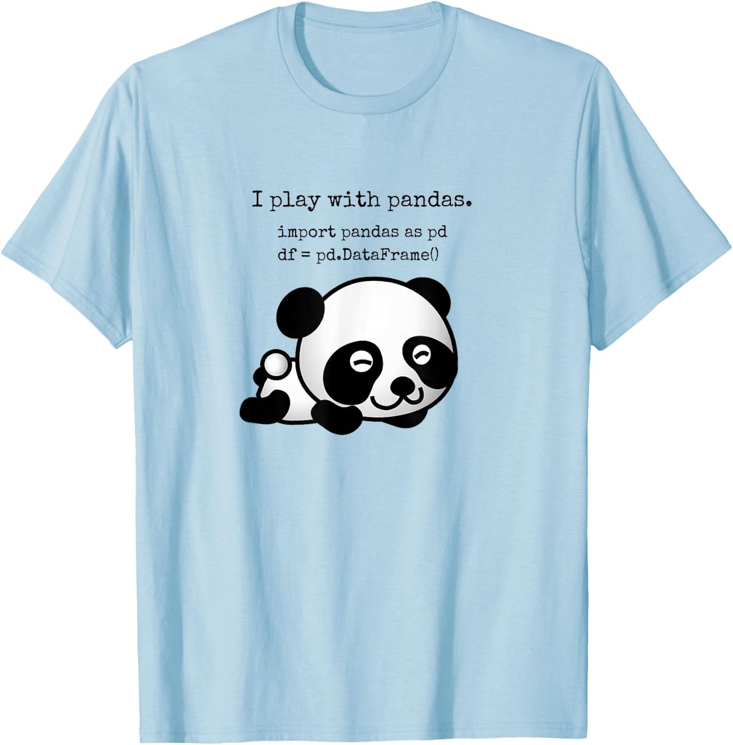Funny Python Programming Gift computer programmers T-Shirt - T-Shirt | Light Blue
