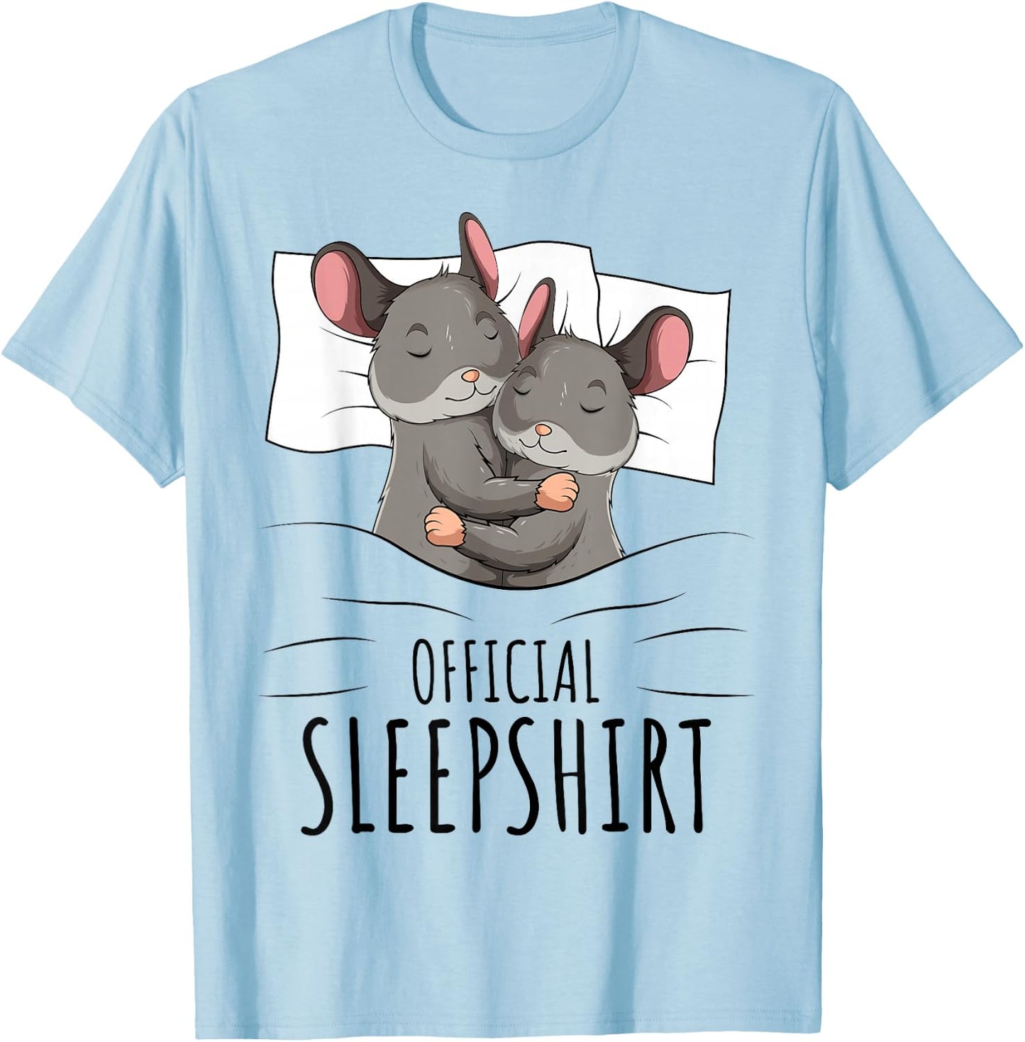 Chinchilla Official Sleepshirt T-Shirt - T-Shirt | Light Blue