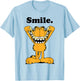 Garfield Classic Smile T-Shirt - T-Shirt | Light Blue