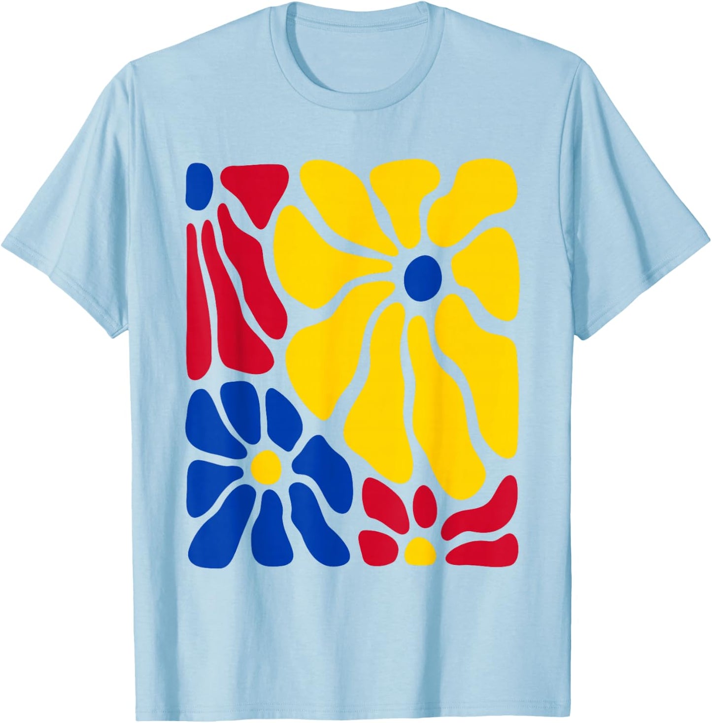 Colombian Floral Boho Flowers Cute Colombian Girl Colombia T-Shirt - T-Shirt | Light Blue