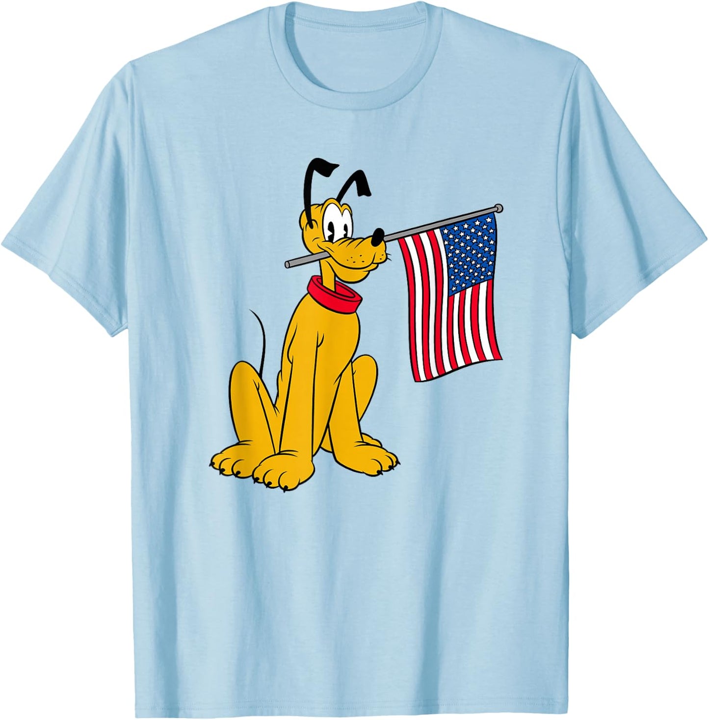 Disney Pluto Americana T-Shirt - T-Shirt | Light Blue