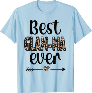Best Glam-ma Grandmother Appreciation Glam-ma Grandma T-Shirt - T-Shirt | Light Blue