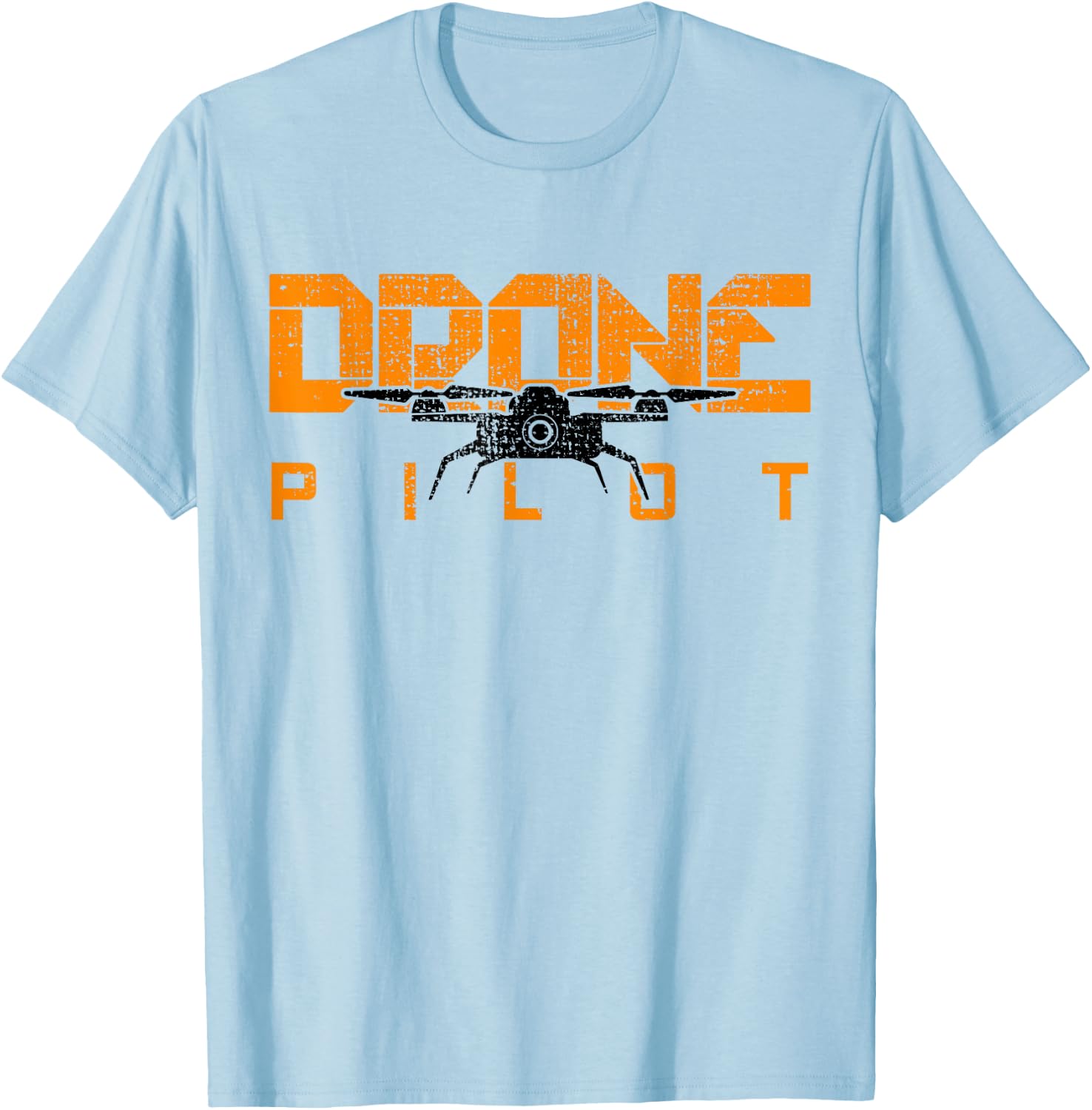 Drone Droning Quadcopter Pilot T-Shirt - T-Shirt | Light Blue