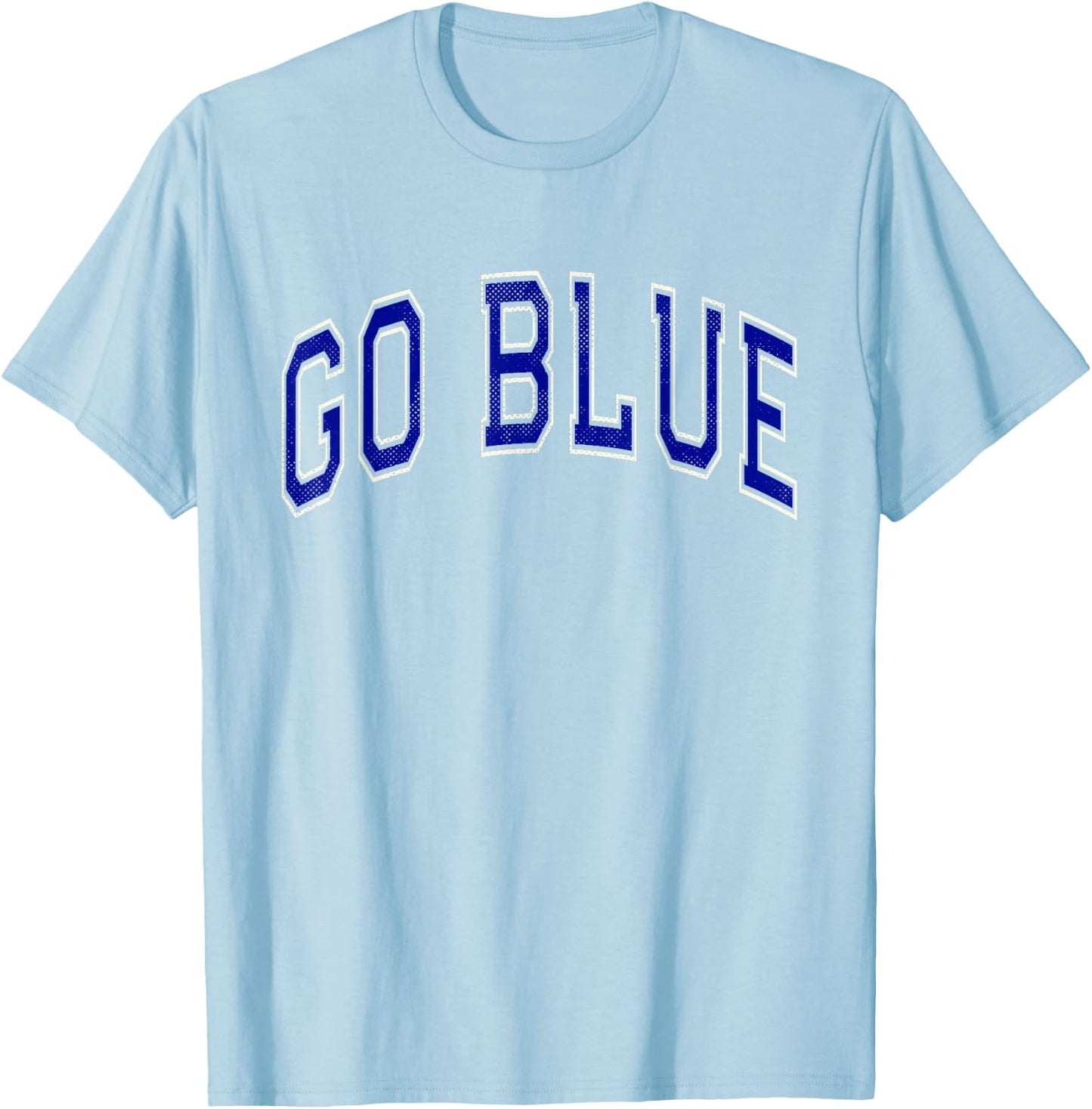 Let's GO BLUE Summer Camp Team Competition Event War Game T-Shirt - T-Shirt | Light Blue