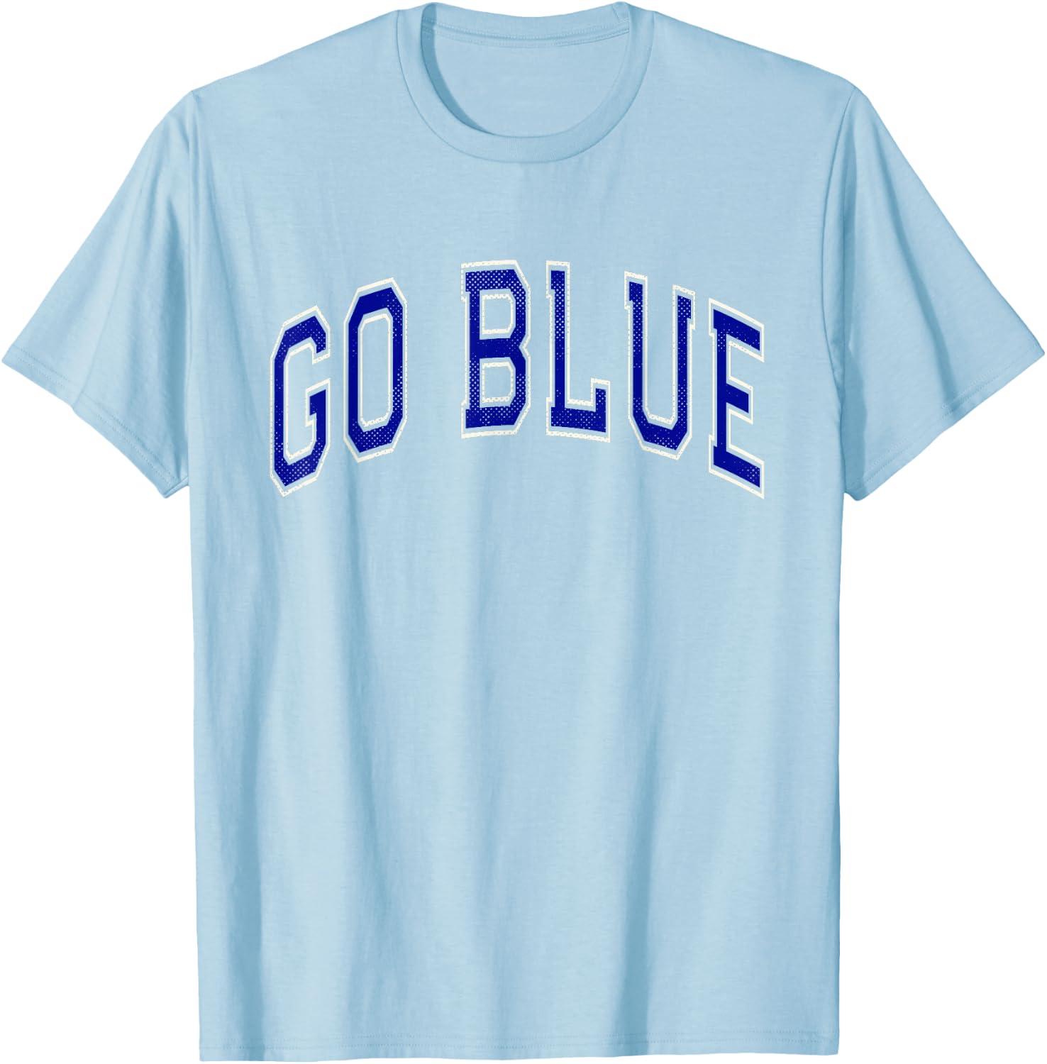 Let's GO BLUE Summer Camp Team Competition Event War Game T-Shirt - T-Shirt | Light Blue