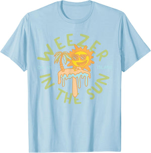 Weezer - On An Island In the Sun T-Shirt - T-Shirt | Light Blue