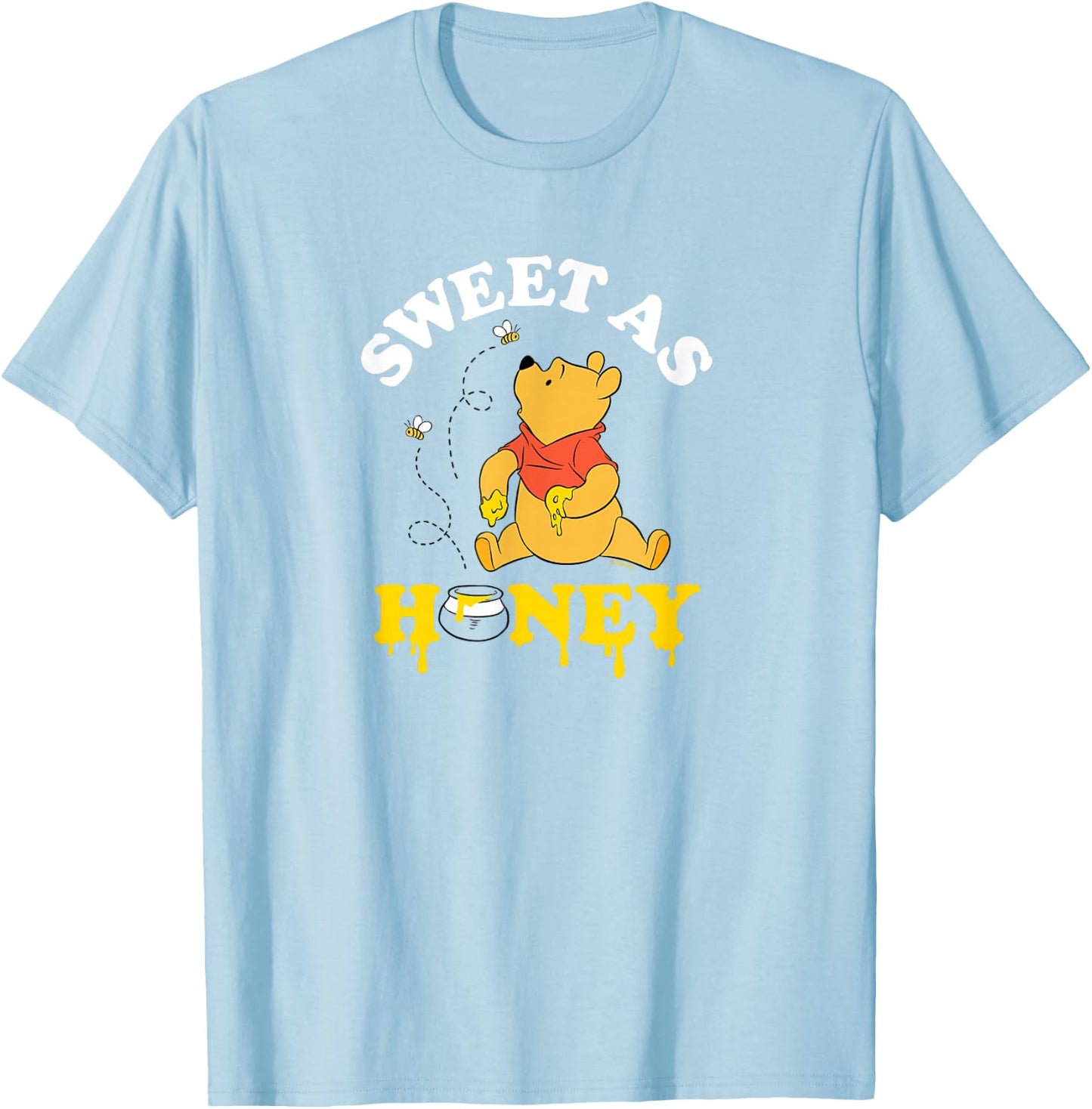 Winnie the Pooh - Sweet as Honey T-Shirt - T-Shirt | Light Blue