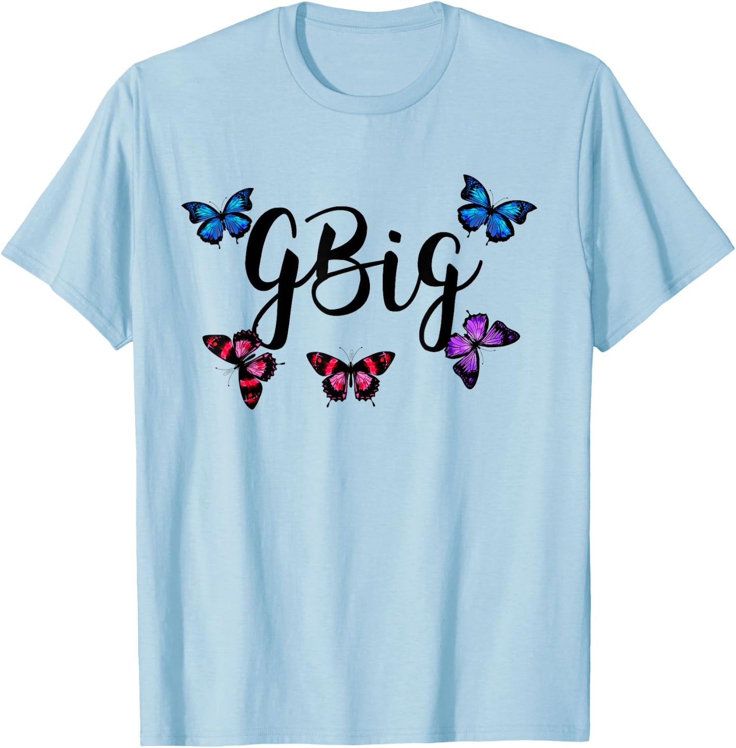 Big Little Sorority Butterfly Reveal. GBig T-Shirt - T-Shirt | Light Blue