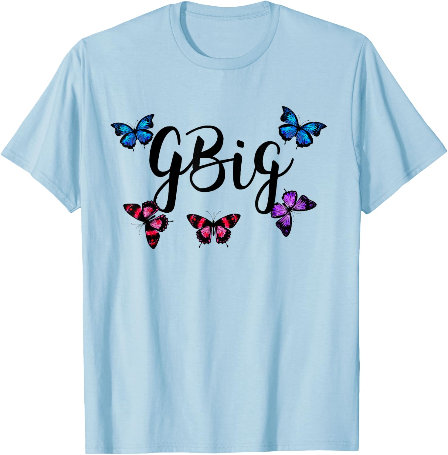 Big Little Sorority Butterfly Reveal. GBig T-Shirt - T-Shirt | Light Blue