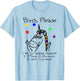 Bitch Please I Shit Cupcakes Funny Crude Unicorn T Shirt T-Shirt - T-Shirt | Light Blue