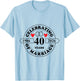 40 Years of Marriage Parents 40th Wedding Anniversary T-Shirt - T-Shirt | Light Blue