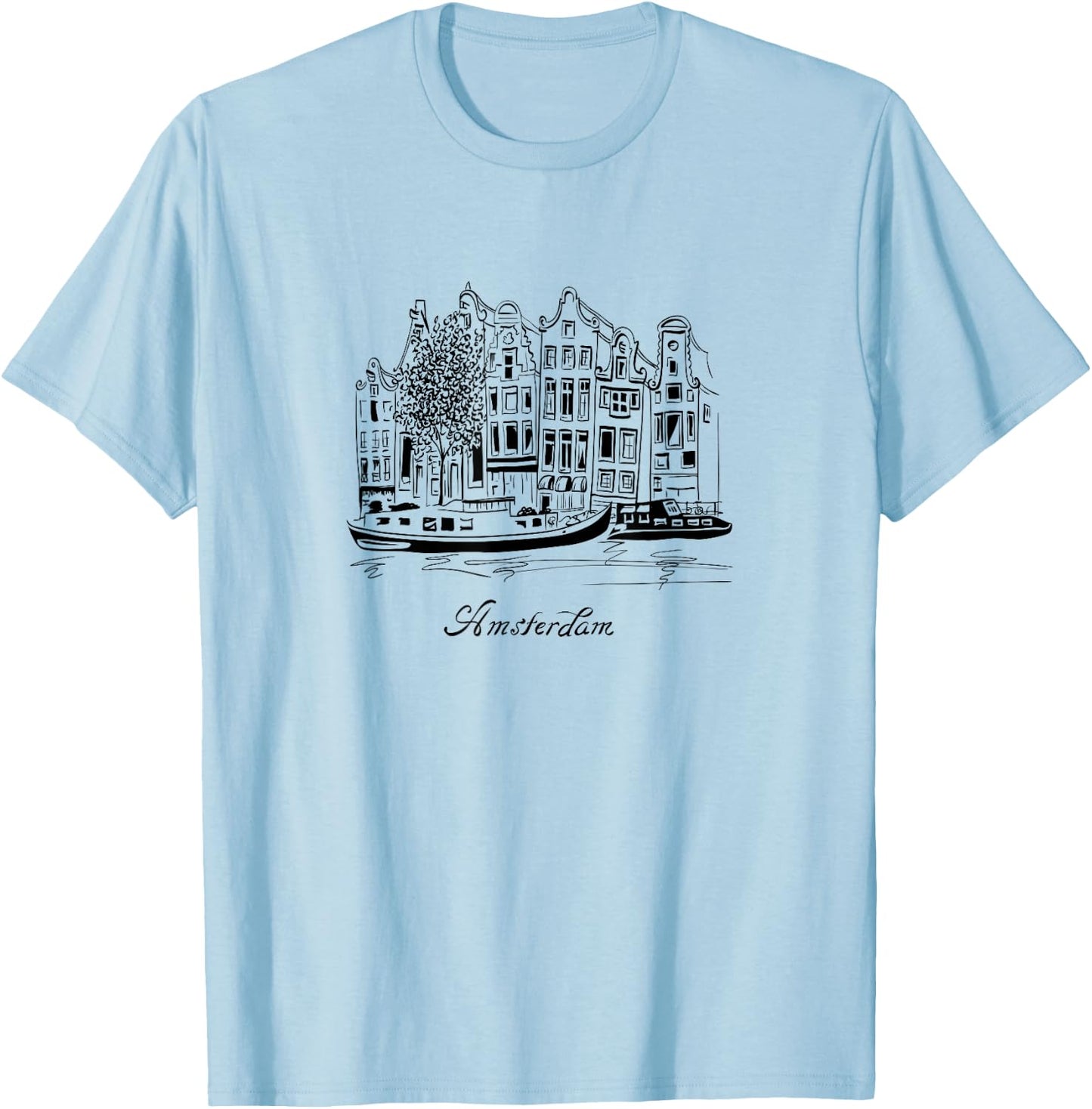 Amsterdam T-Shirt - T-Shirt | Light Blue