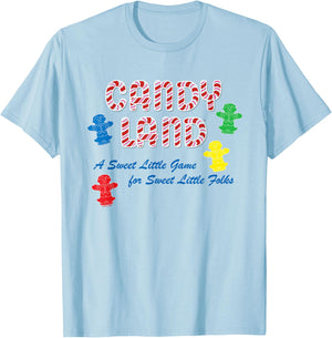 Candy Land A Sweet Little Game T-Shirt - T-Shirt | Light Blue
