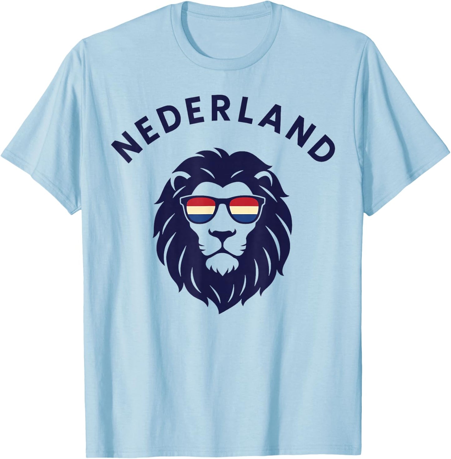 Classic Holland Orange Nederland Lion, Retro Netherlands T-Shirt - T-Shirt | Light Blue