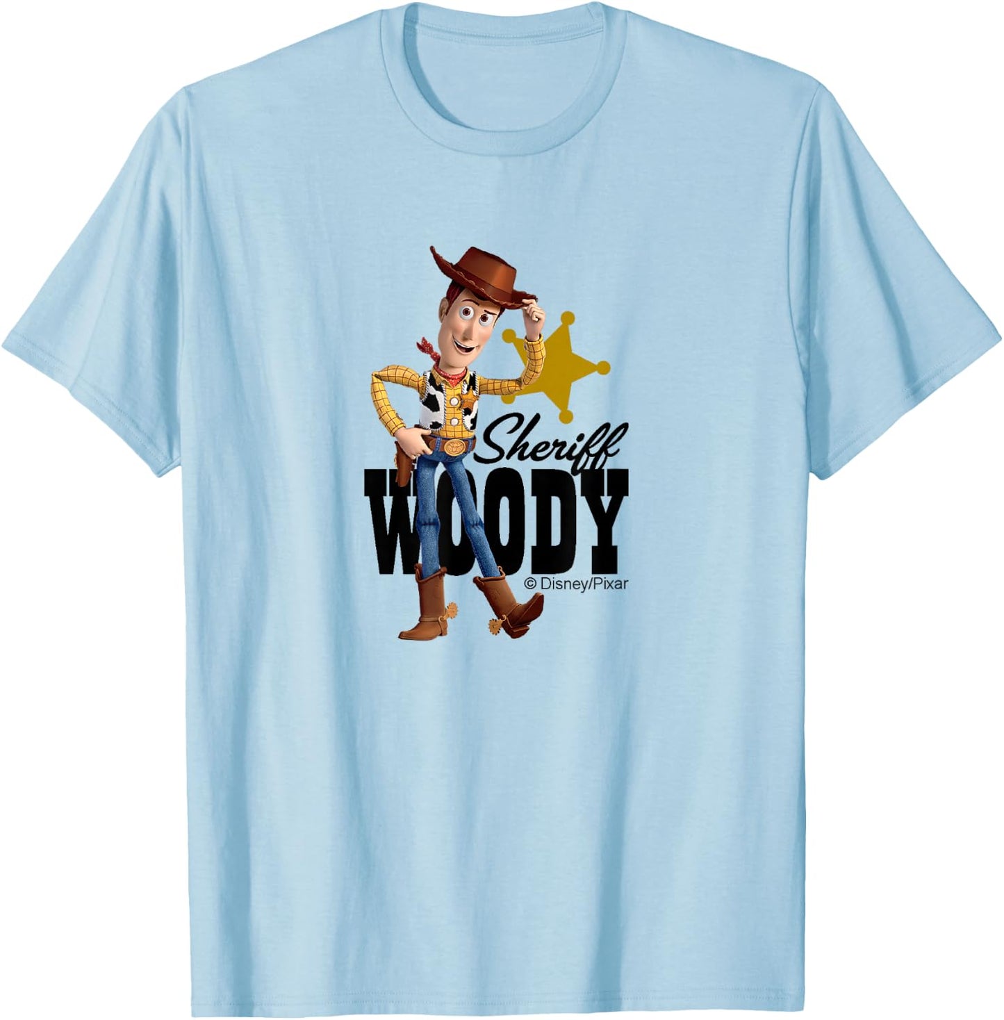 Toy Story - Sheriff Woody T-Shirt - T-Shirt | Light Blue