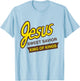 Jesus Sweet Savior King of Kings Christian Faith Design T-Shirt - T-Shirt | Light Blue
