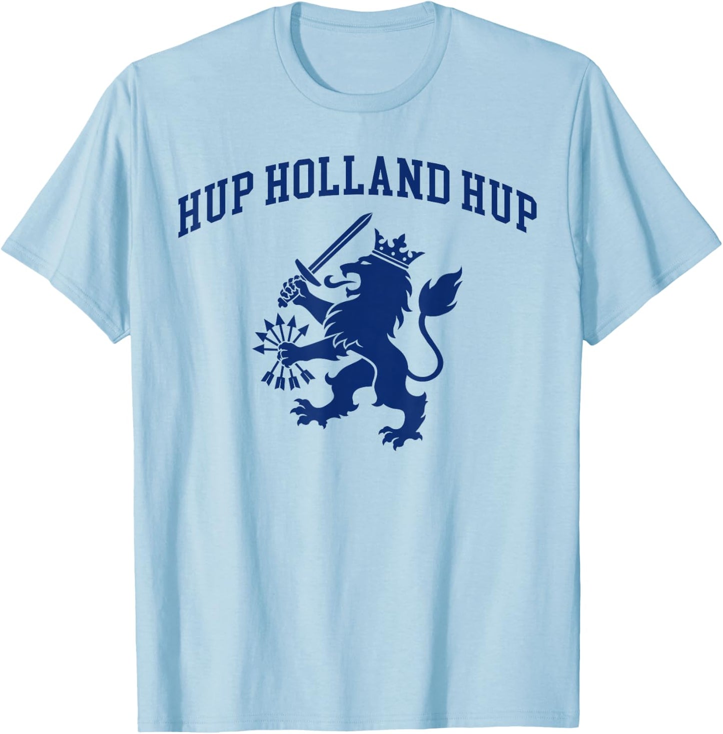 Hup Holland Hup Nederland Flag Dutch Lion Netherlands Pride T-Shirt - T-Shirt | Light Blue