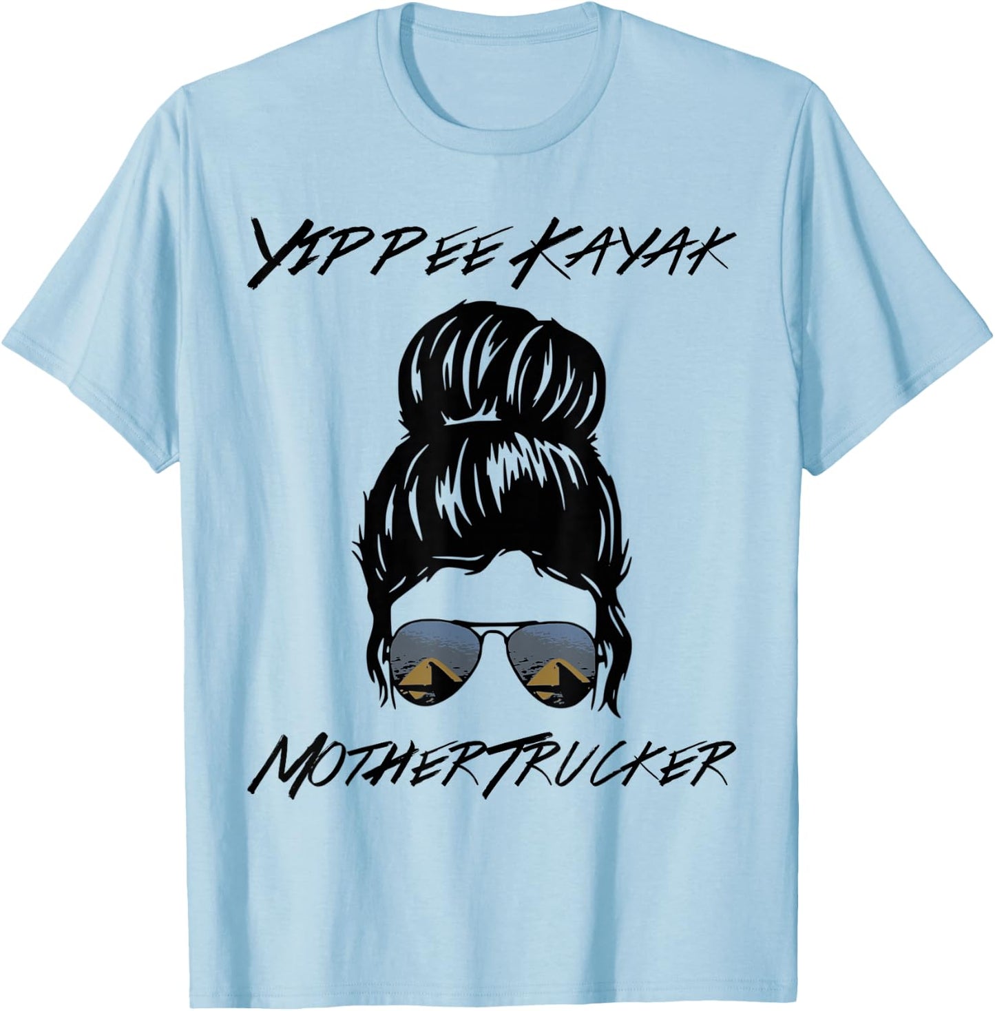 Yippee Kayak T-Shirt - T-Shirt | Light Blue